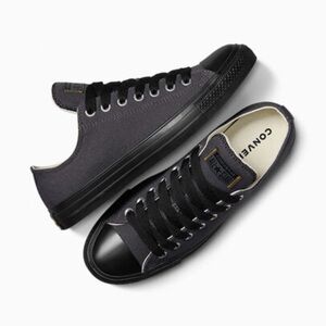 Converse Black and Gray Sneakers Canvas Timeless Design